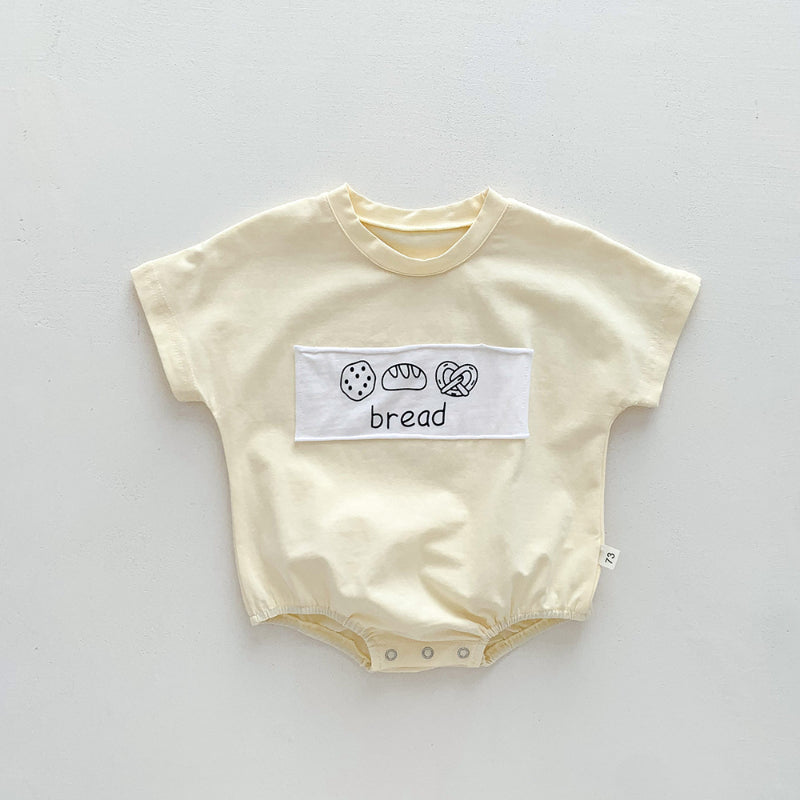 【BABY】夏新作 パン柄ロンパースSK091710