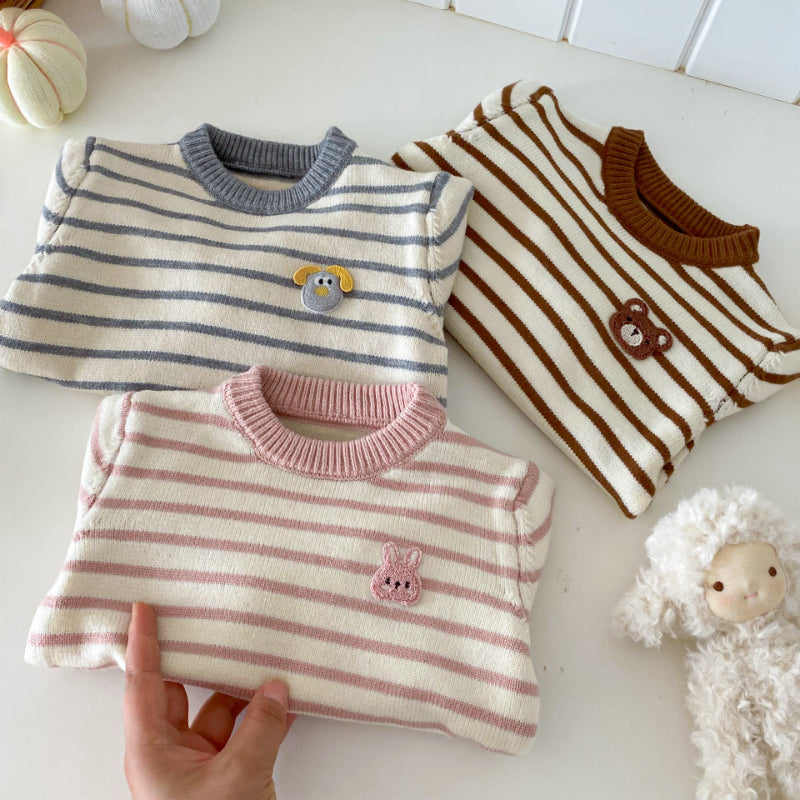 【BABY&KID】ボーダーニットセーターSK102532