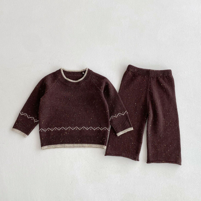 【BABY&KID】ジャカードカラフルドットニットセットアップSK092917
