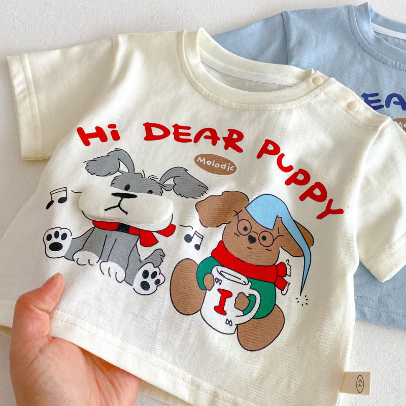 【BABY&KID】夏新作 HIDEARPUPPY可愛いTシャツSKO71209