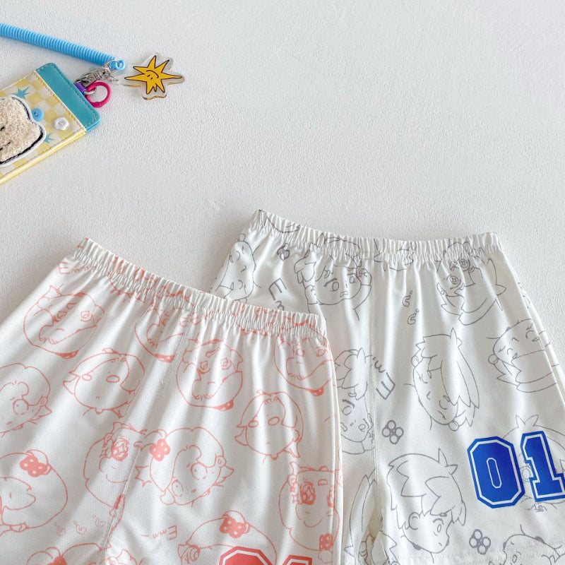 【BABY&KID】夏新作 カートゥーンキャミ2点セットSK070213