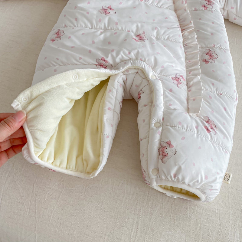 【BABY】カートゥンフードキルティングカバーオールSK102925