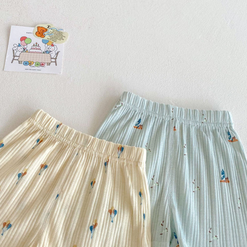 【BABY&KID】夏新作 風船柄半袖セットアップSK070208