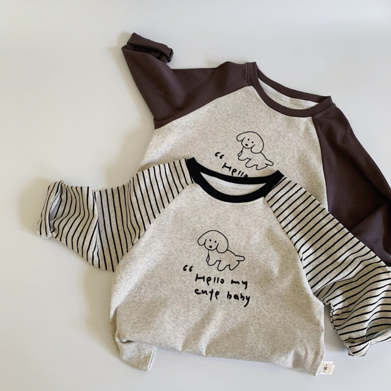 【BABY&KID】子犬柄TシャツSK100511