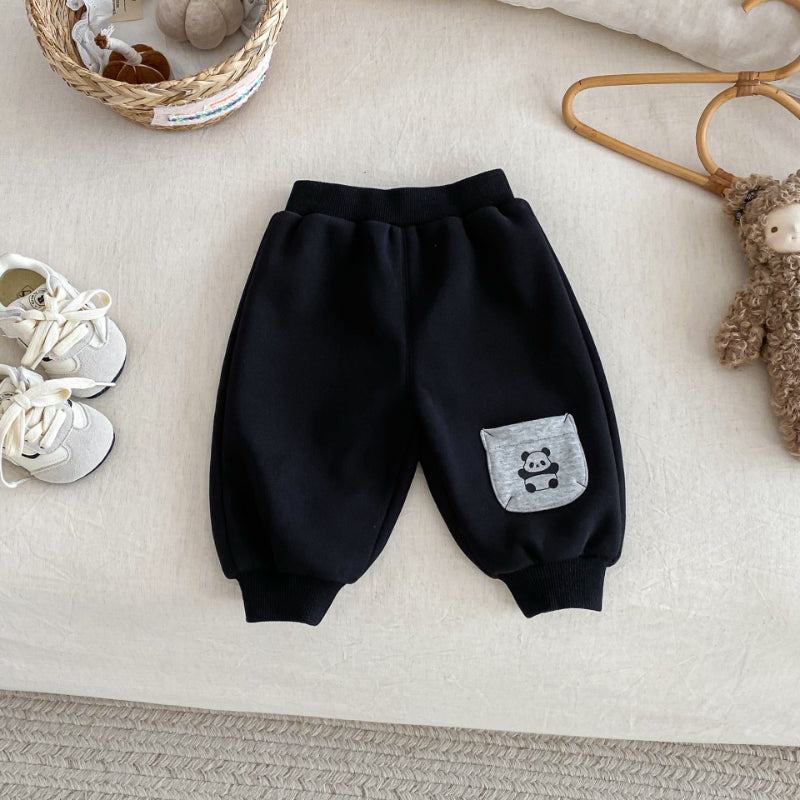 【BABY&KID】冬新作 カートゥーン裏起毛セットアップSK102015