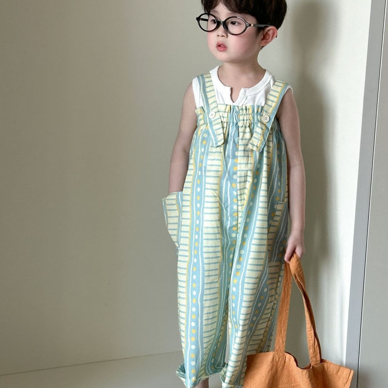 【BABY&KID】夏新作 カラフルサロペットSK072103