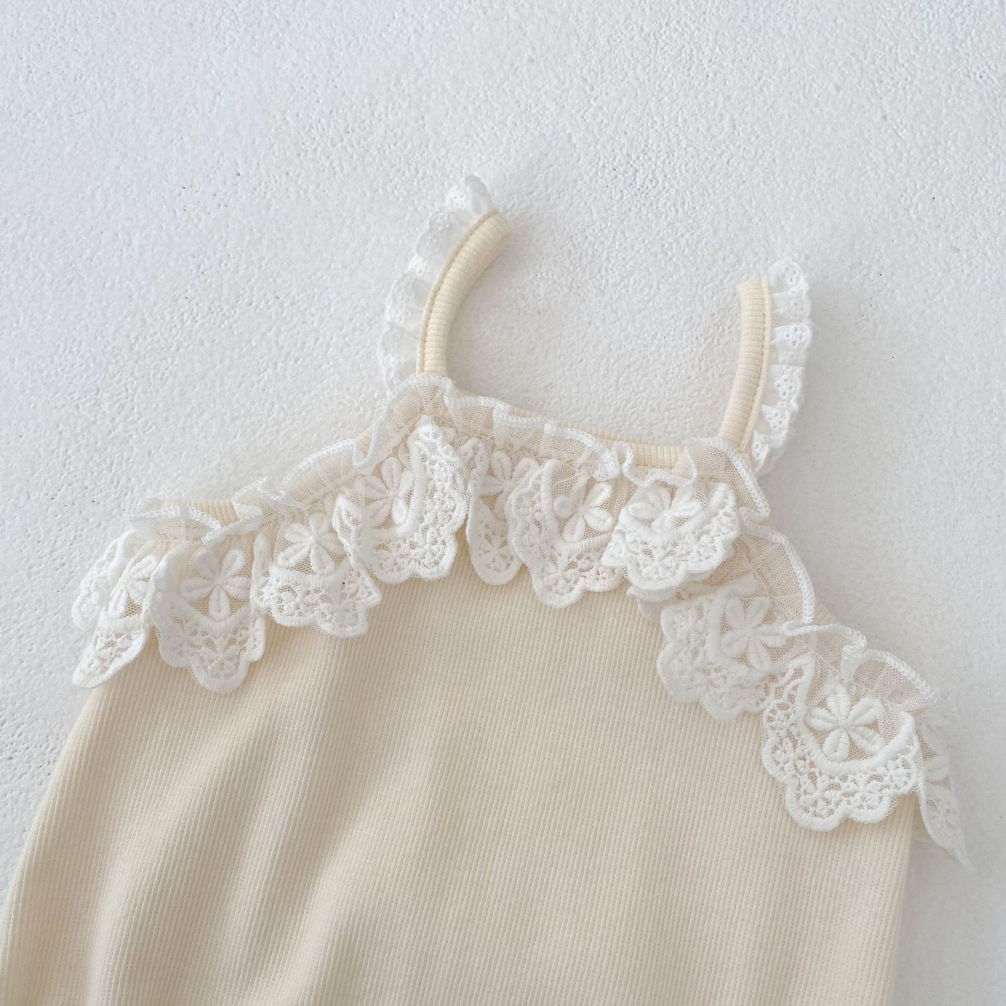 【BABY】夏新作 レースクリームロンパース、TシャツSK061805