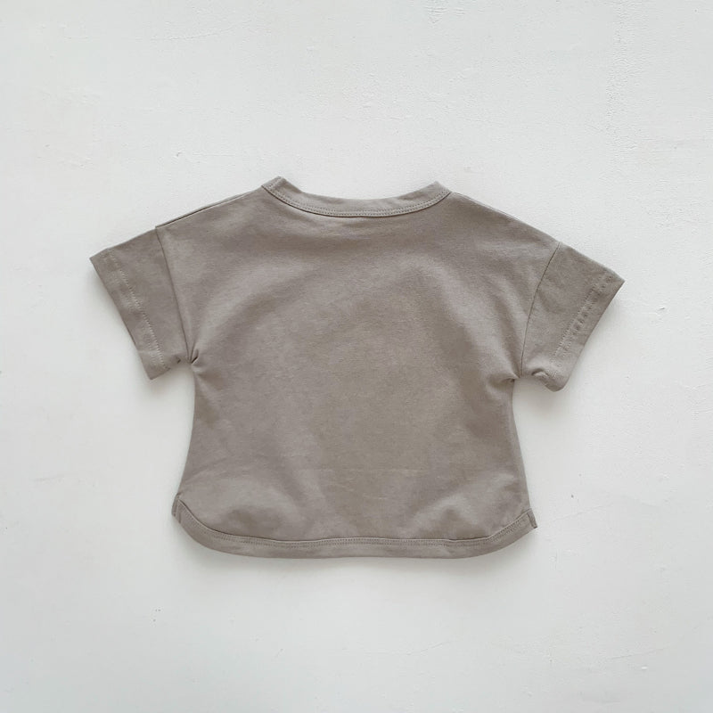 【BABY&KID】夏新作 カートゥーン英字プリントTシャツSK062917