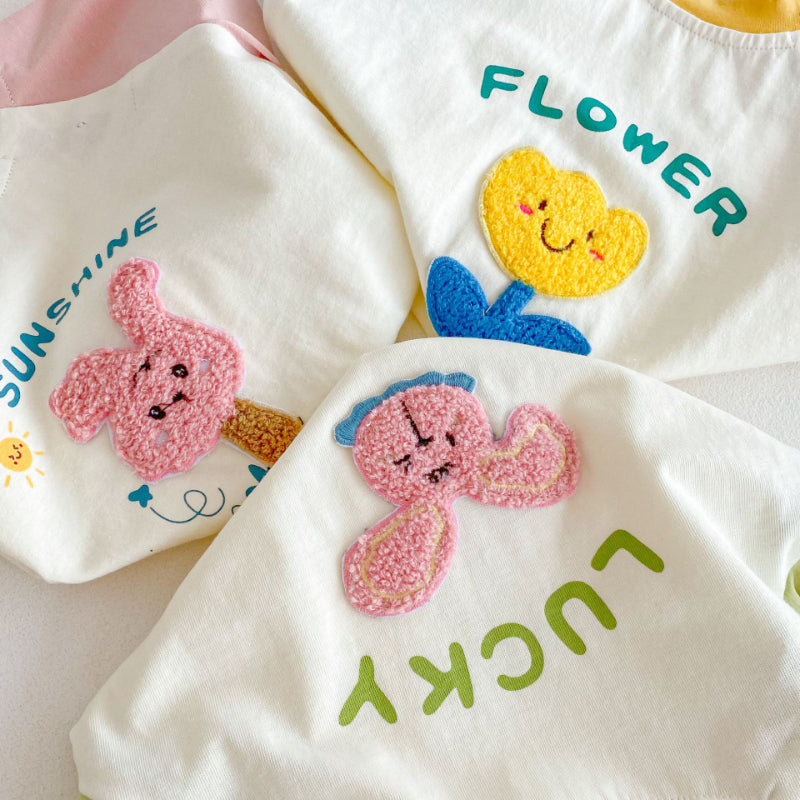【BABY&KID】夏新作 カラーバリショートTシャツSK072006