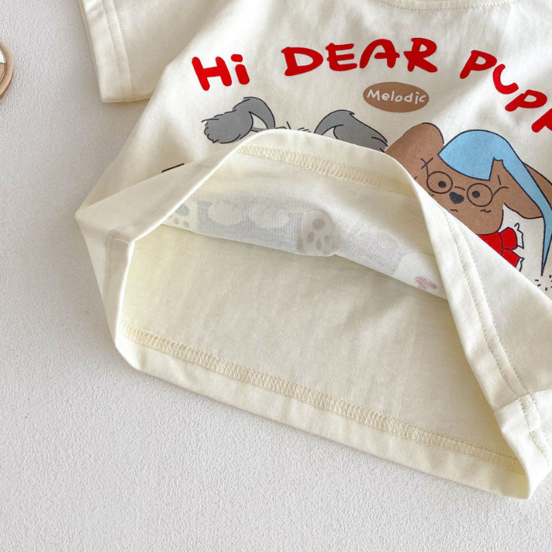 【BABY&KID】夏新作 HIDEARPUPPY可愛いTシャツSKO71209
