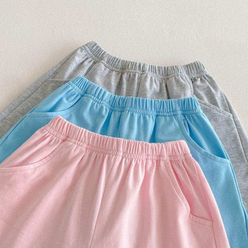 【BABY&KID】夏新作 ロゴ刺繍セットアップSK091214