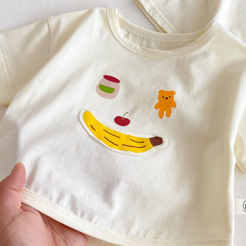 【BABY&KID】夏新作 Helloベア可愛いセットアップSK072009