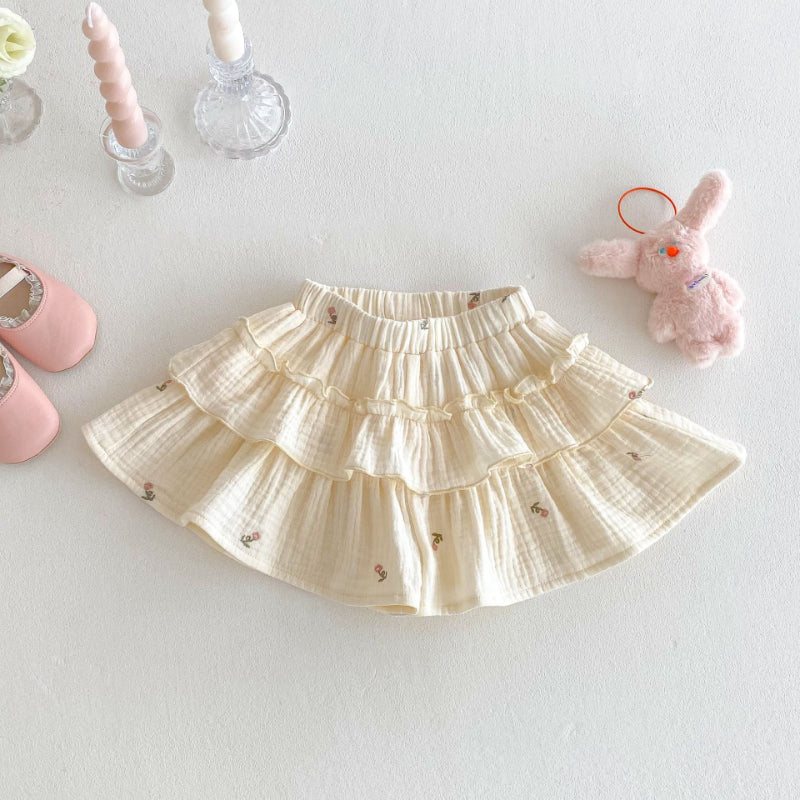 【BABY&KID】夏新作 刺繍カラーシャツ、バルーンパンツSK080617
