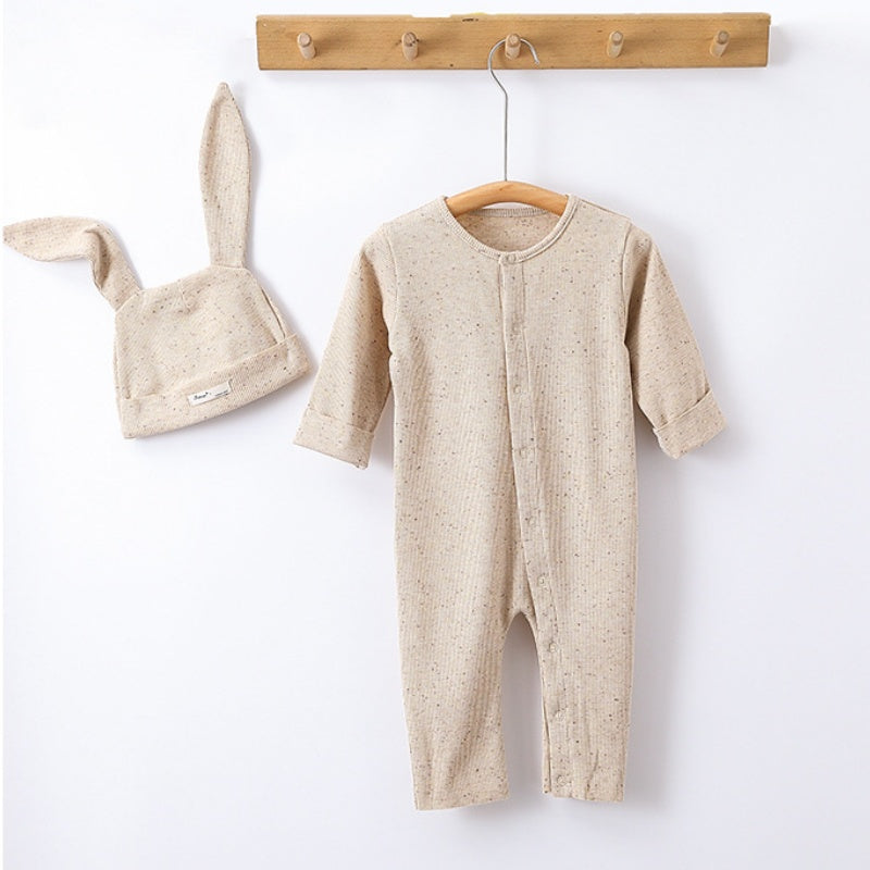 【BABY】無地ロンパース、カバーオール、帽子SK101327