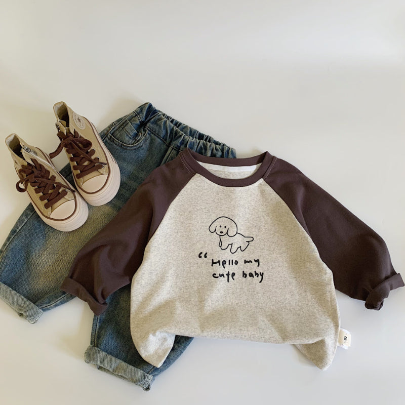 【BABY&KID】子犬柄TシャツSK100511