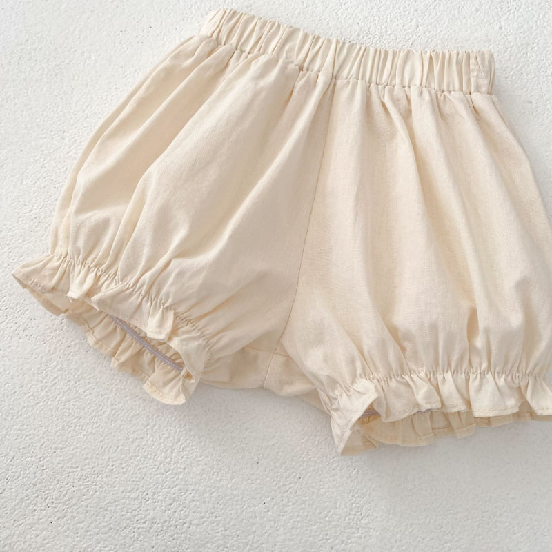 【BABY&KID】夏新作 おしゃれ刺繍ノースリーブセットアップSK071926