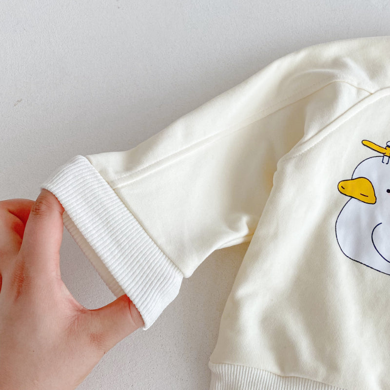 【BABY&KID】アヒルプリントセットアップSK092915
