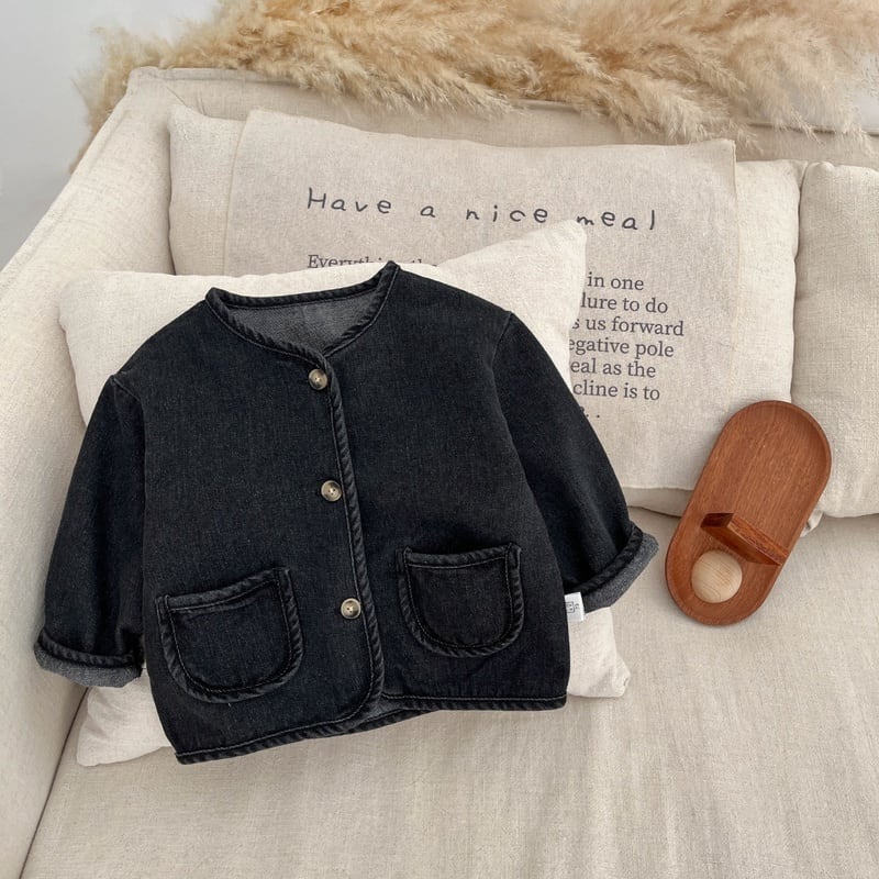 【BABY&KID】春新作 デニムオシャレジャケットSK051313