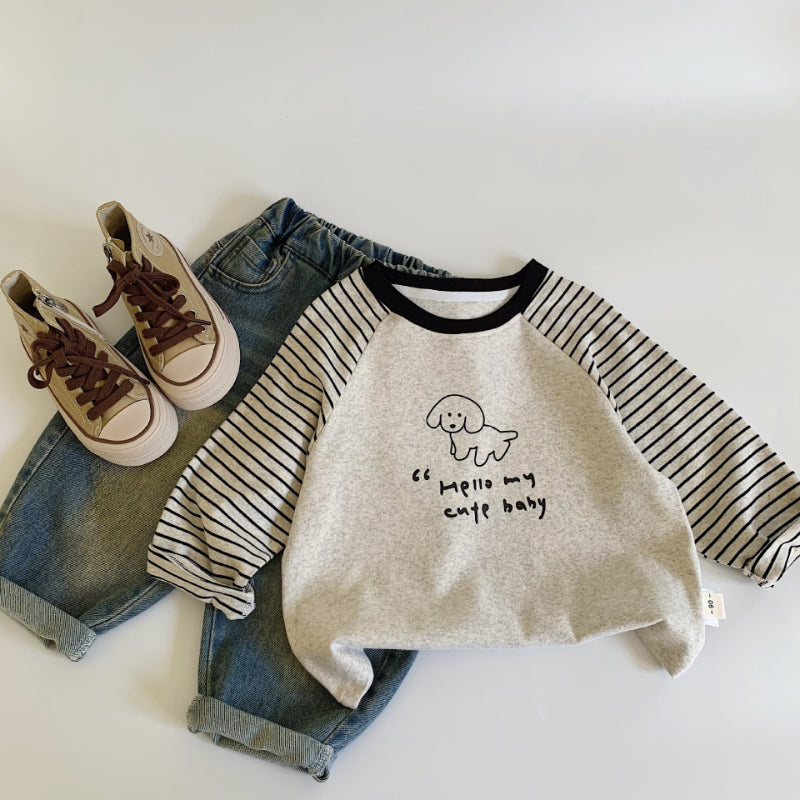 【BABY&KID】子犬柄TシャツSK100511