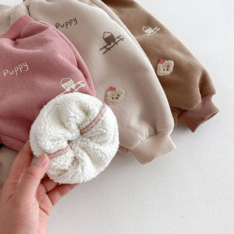 【BABY&KID】冬新作らくがき風あったかパンツSK103027