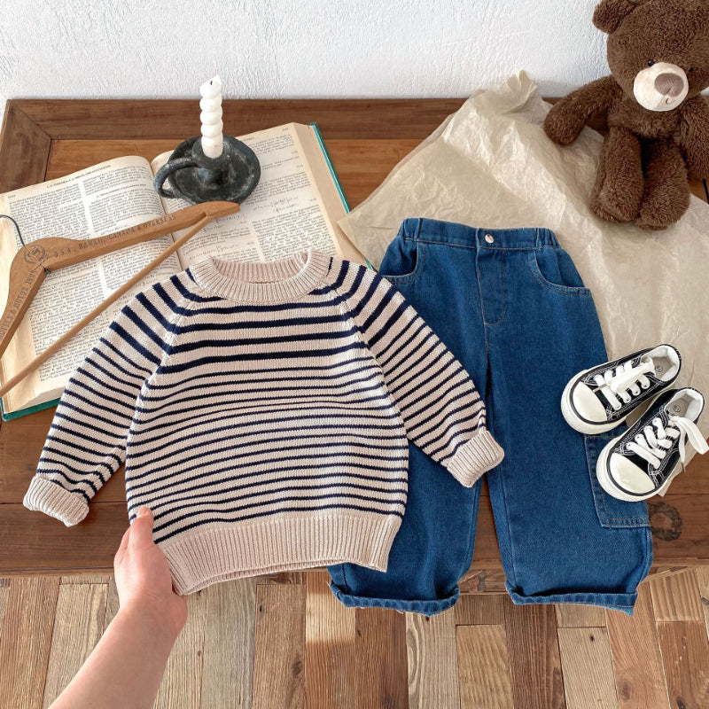 【BABY&KID】ボーダーニットセーターSK092914