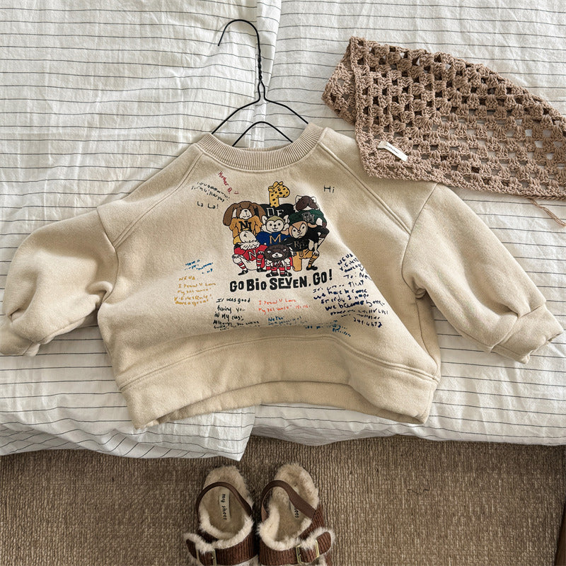 【BABY&KID】アニマルボアスウェットSK102335