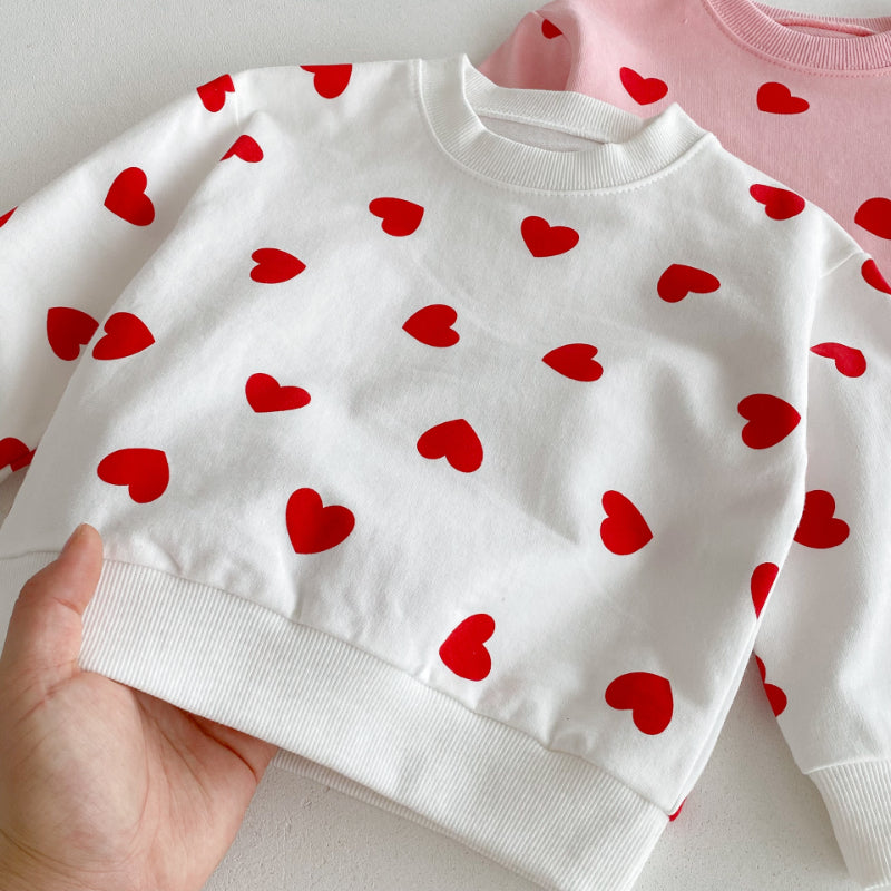 【BABY&KID】ハートプリントセットアップSK092927