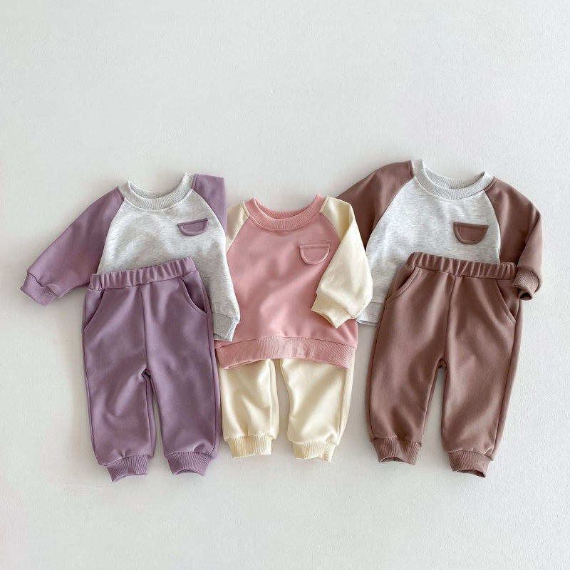 【BABY&KID】韓国風 カジュアルオシャレセットアップSK032211