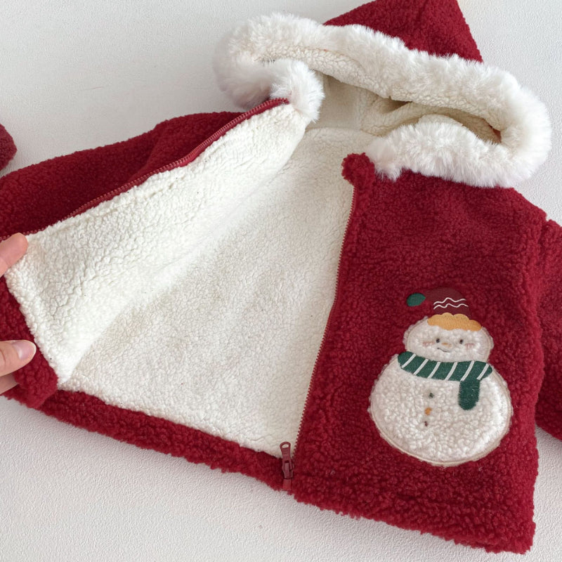 【BABY&KID】冬新作ゆきだるまあったかアウターSK103030