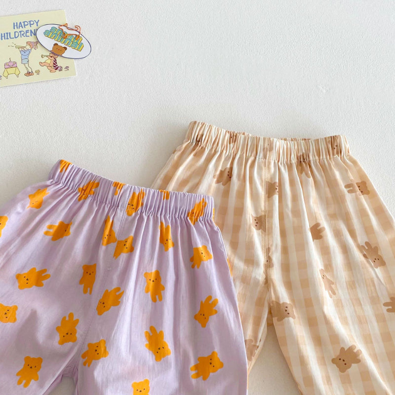 【BABY&KID】夏新作 Helloベア可愛いセットアップSK072009