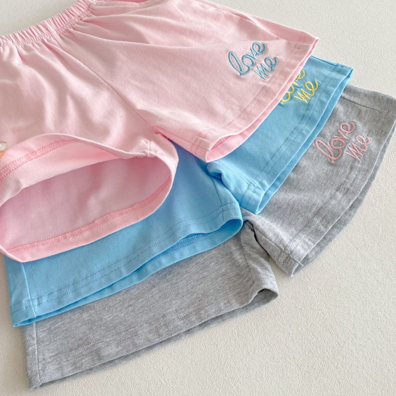 【BABY&KID】夏新作 ロゴ刺繍セットアップSK091214