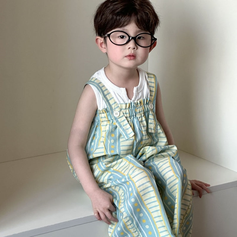 【BABY&KID】夏新作 カラフルサロペットSK072103
