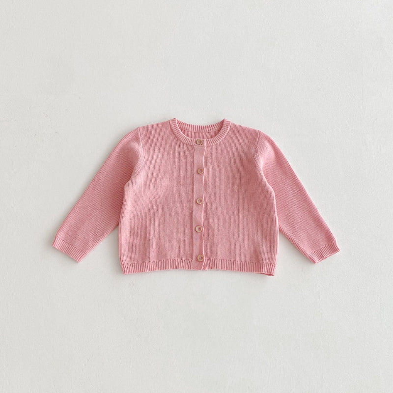 【BABY&KID】無地リブカーディガンSK092920