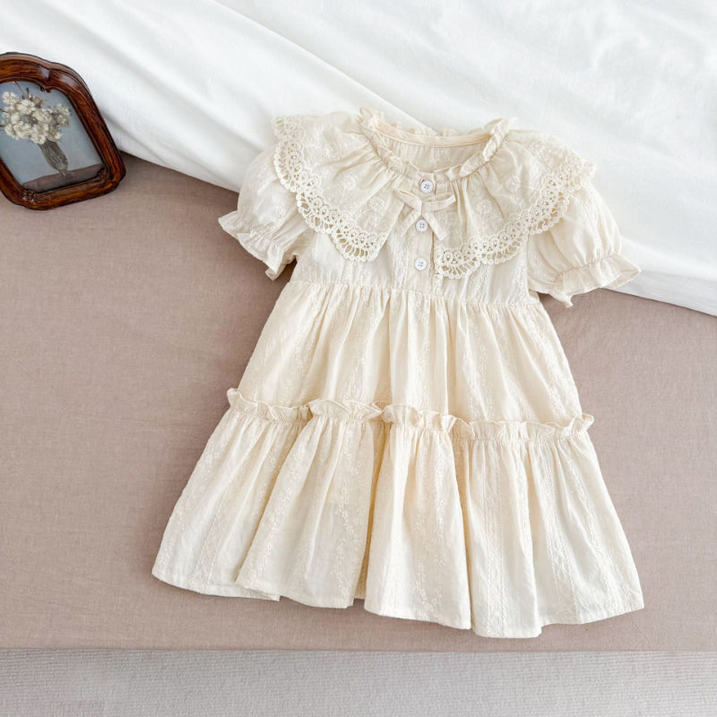 【姉妹服】夏新作 レースフリルロンパース、ワンピースSK081622