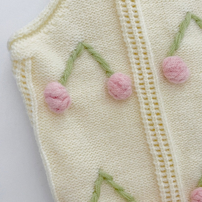 【BABY&KID】ポンポン付きニットベストSK101828