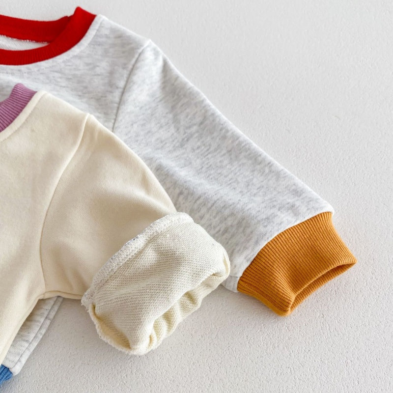【BABY&KID】カラーベアー可愛いセットアップSK032201