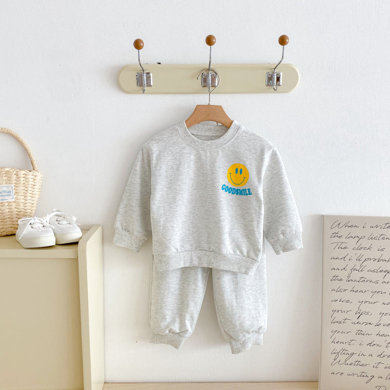 【BABY&KID】スマイルロゴプリントセットアップSK092913