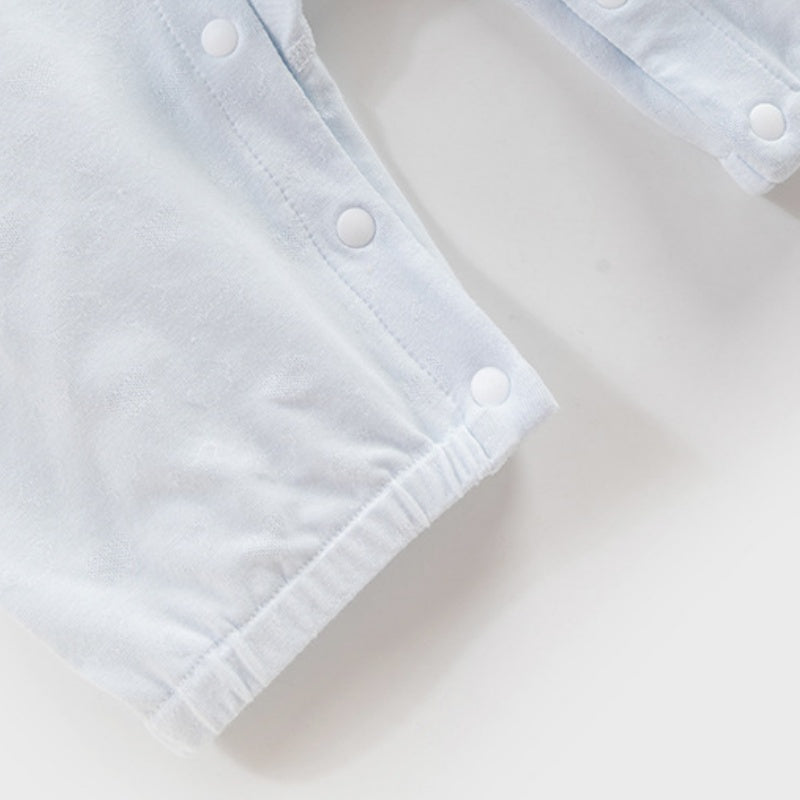 【BABY】北欧風ラウンドネックジャカードカバーオールSK104414