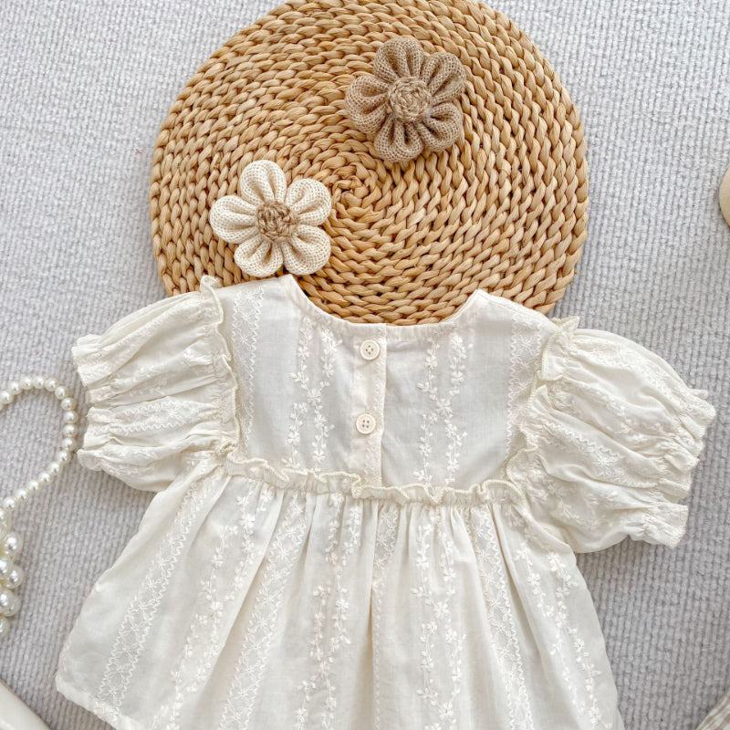 【BABY】夏新作 刺繍、チェック柄セットアップSK072510
