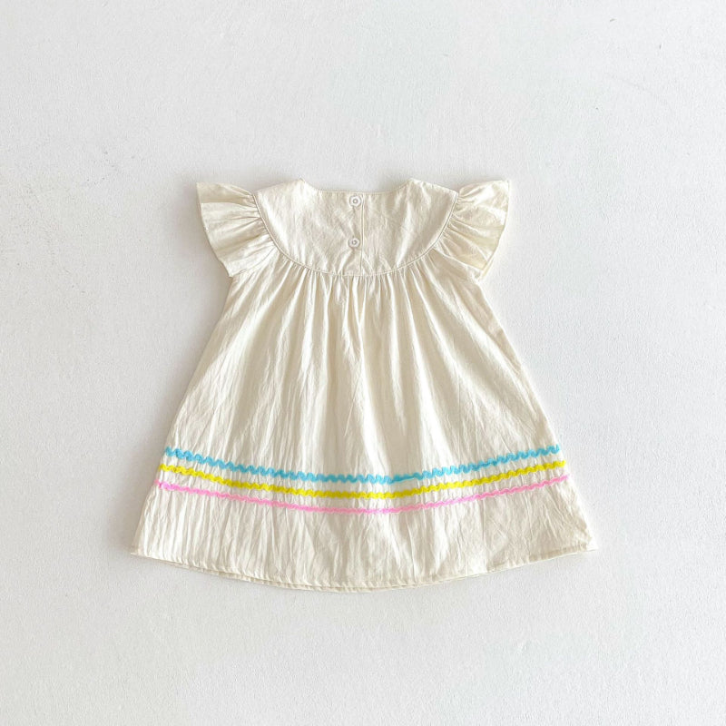 【BABY&KID】夏新作 帆船刺繍ワンピースSK081612