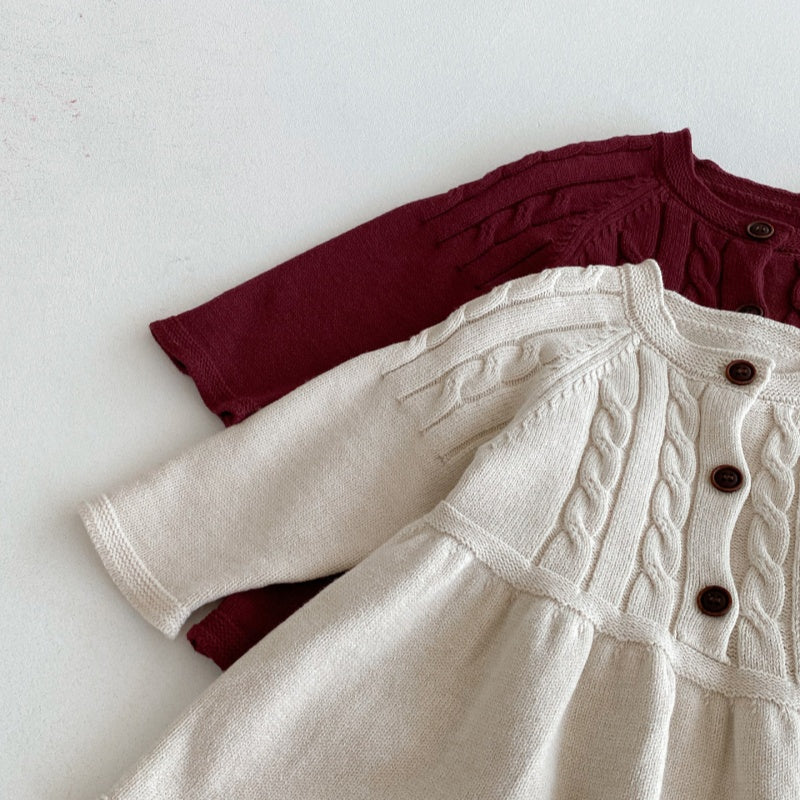 【BABY&KID】シンプルニットワンピースSK092713
