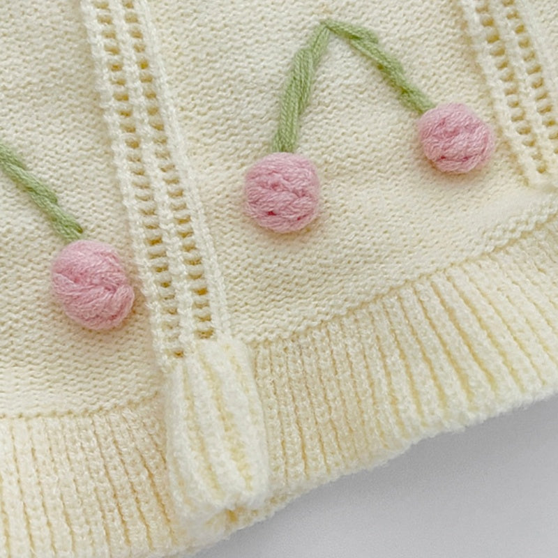 【BABY&KID】ポンポン付きニットベストSK101828