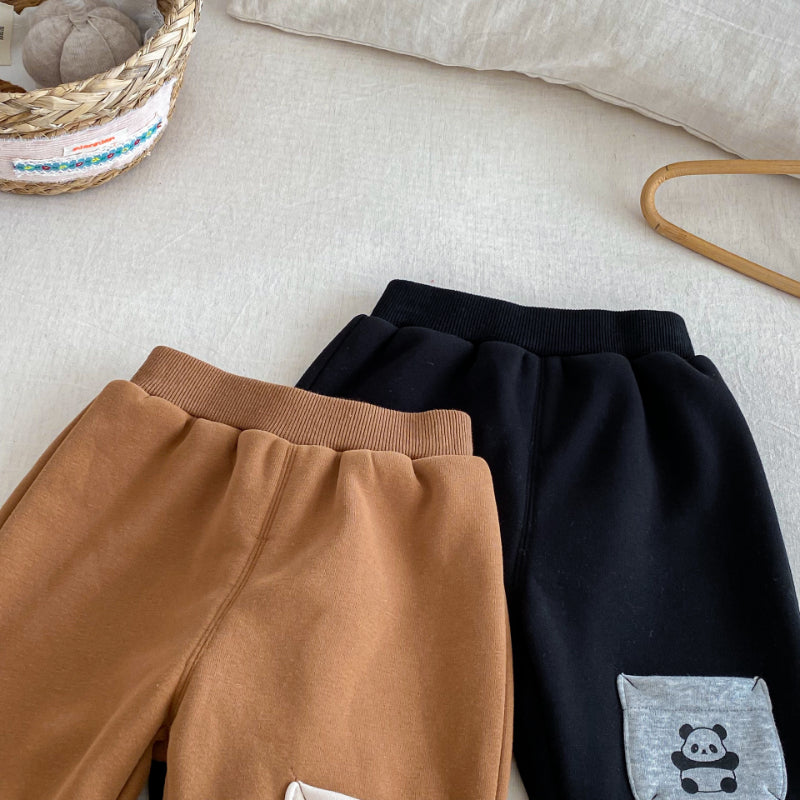 【BABY&KID】冬新作 カートゥーン裏起毛セットアップSK102015
