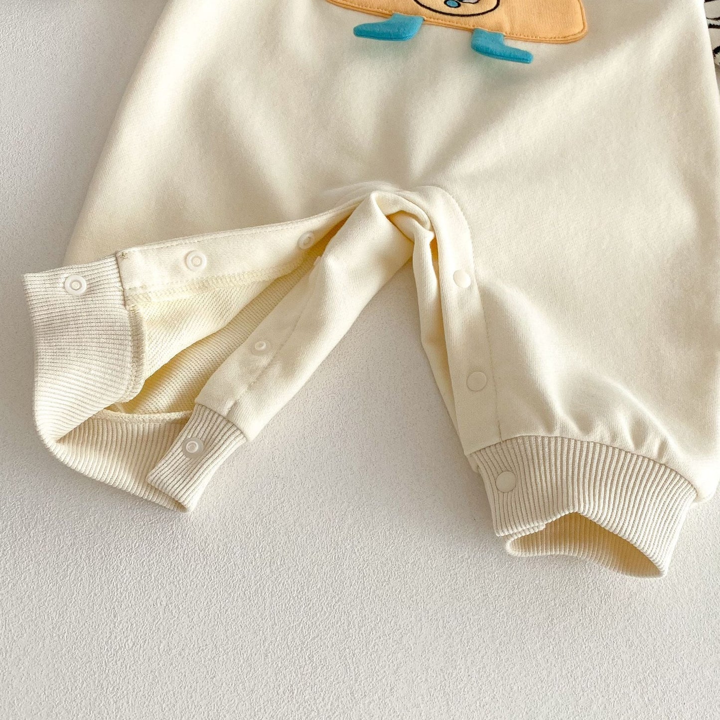 【BABY】レイヤードボーダーロンパースSK030717