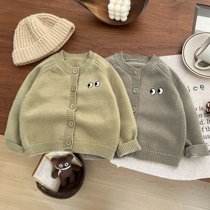 【BABY&KID】ビッグアイズオシャレカーディガンSK031609