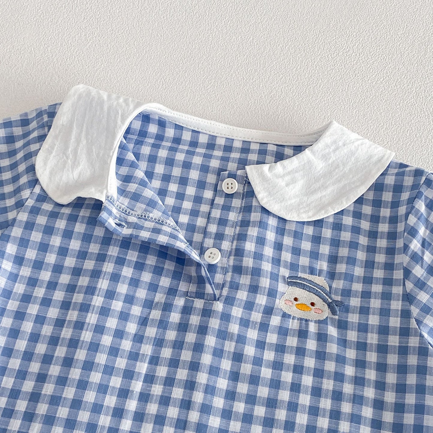 【BABY&KID】夏新作 カートゥーン丸襟Tシャツ、ショートパンツSK105114