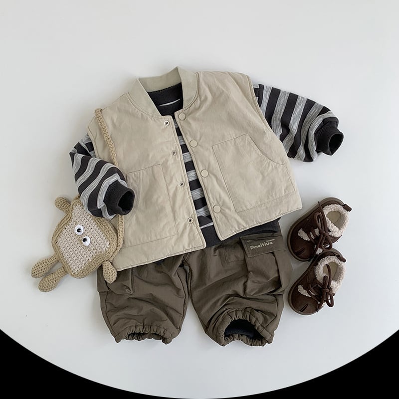 【BABY&KID】冬新作フリースジップアップトレーナー 全2色SK11371