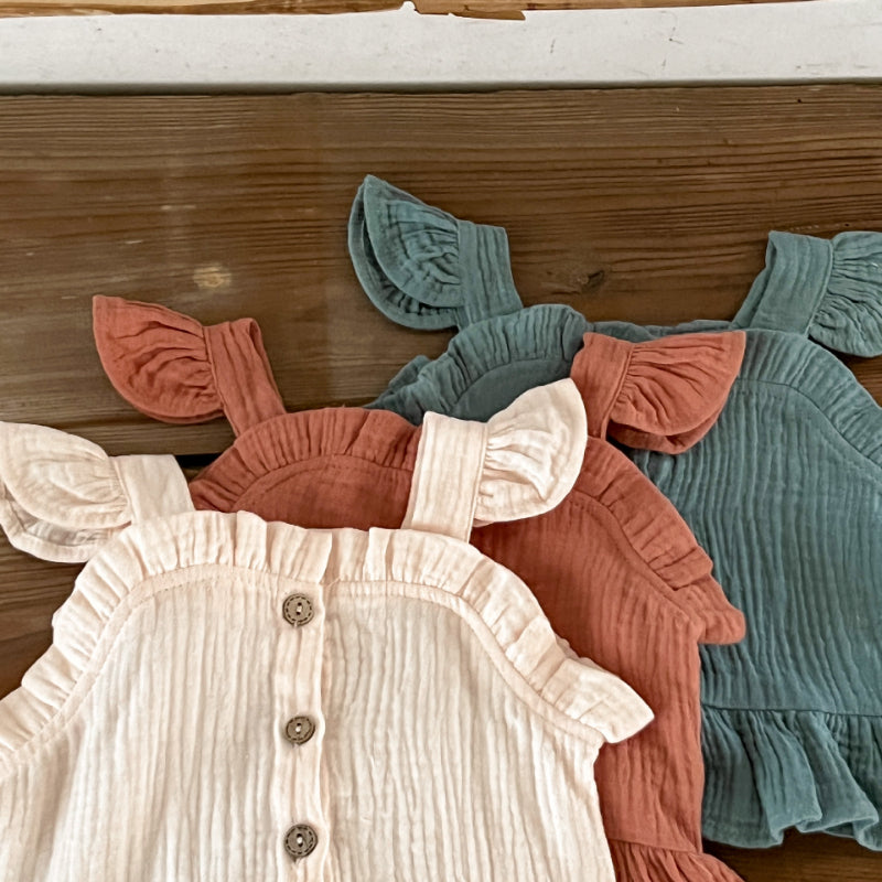 【BABY】夏新作 小飛袖キャミソールセットアップSK072512