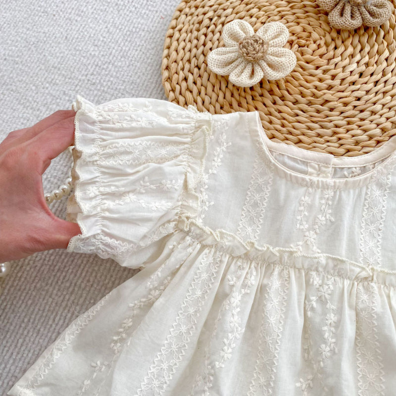 【BABY】夏新作 刺繍、チェック柄セットアップSK072510