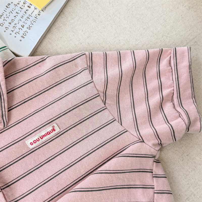 【BABY&KID】夏新作 ボーダー半袖TシャツSK010218